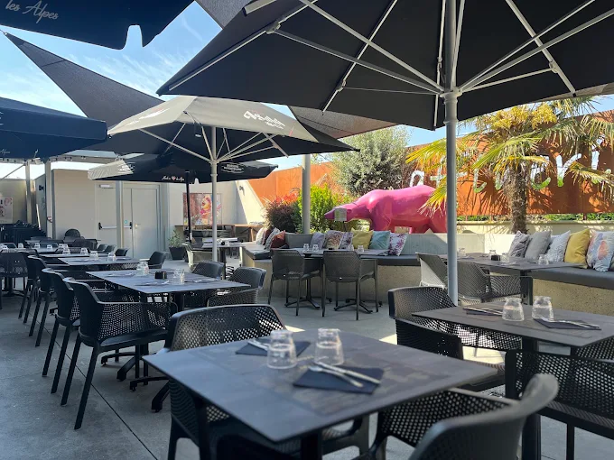 Terrasse du restaurant Le NM à Belley